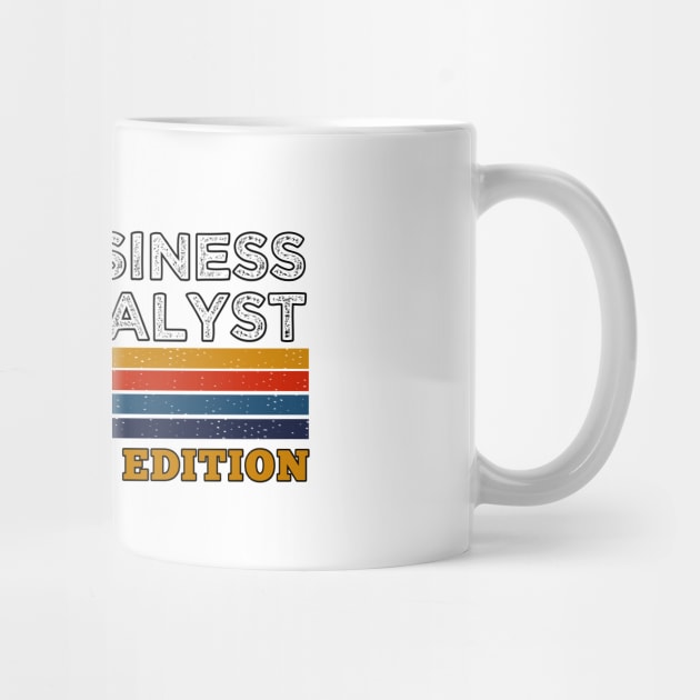 Funny Retro Vintage Sunset Business Analyst Design  Gift Ideas Humor by Arda